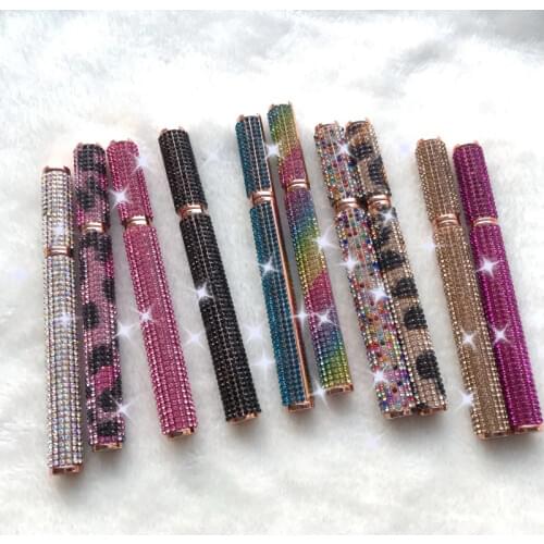 New Rhinestone Eyelash Glue Eyeliner Pen with Black Liquid Adhesive Eyeliner Waterproof Long Lasting for Makeup Eyelashes