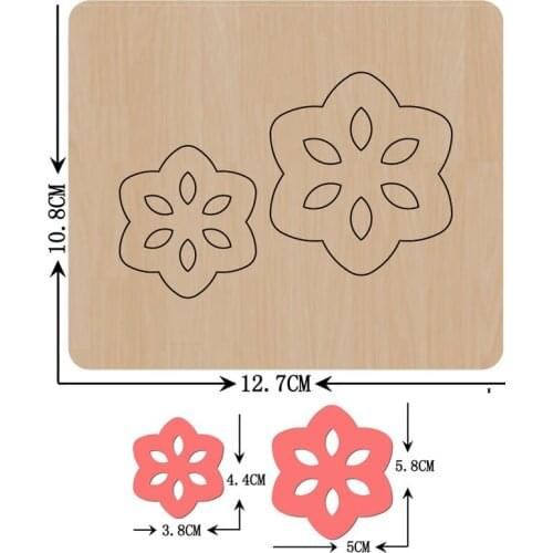 Hollow Flower Handwork Wooden Mold Wood Dies For DIY Leather Cloth Paper Craft Fit Common Die Cutting Machines on the Market