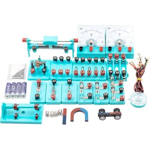 School Physics Labs Basic Electricity Discovery Circuit and Magnetism Experiment kits for Junior Senior High School