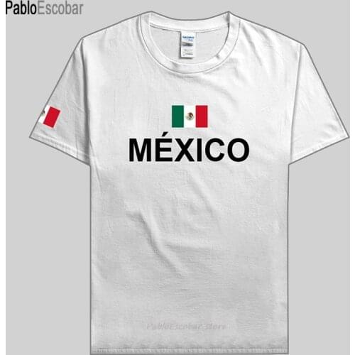 United Mexican States Mexico t shirt men casual jersey t-shirts 100% cotton nation team tees cotton fans streetwear fitness