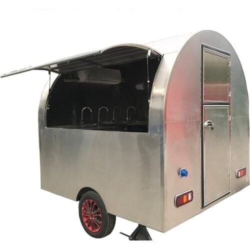 Factory sale low price stainless steel food trailer /fast food truck/food cart
