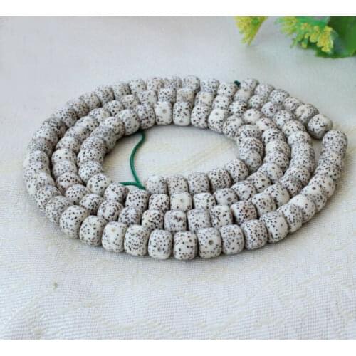 12x8mm Tibetan Buddhism 108 original star&moon bodhi Loose beads Prayer Mala Necklace
