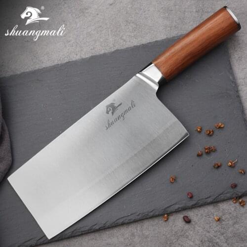 8 inch Chinese Kitchen Knife 5CR15MOV Steel China Utility Chef Kitchen Knife Family Gift Cook Cleaver Vegetable Chopping Knives