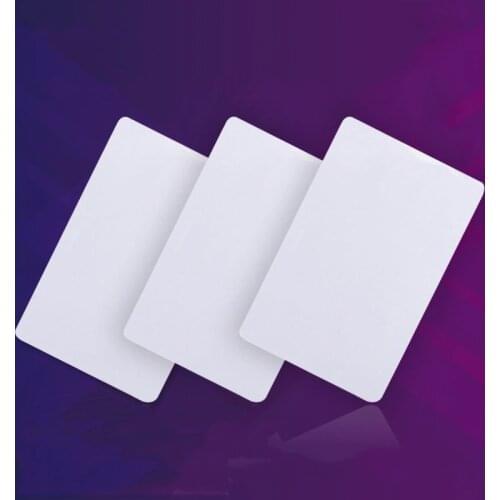 Blank white card, PVC inkjet printer, PVC direct print card, free coating, double-sided, can print white card directly