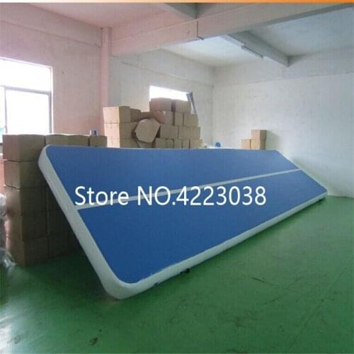 Free Shipping 5*1*0.2m Blue Air Track Hot Sale Inflatable Tumble Track Trampoline Air Track Gymnastics Inflatable Air Mat