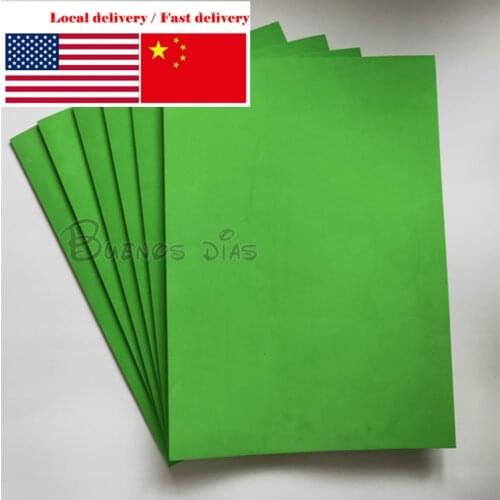 5mm Thickness 38degree Hardness Light Green Eva Foam Craft Sheets Punch Handmade Material Size 33*49cm