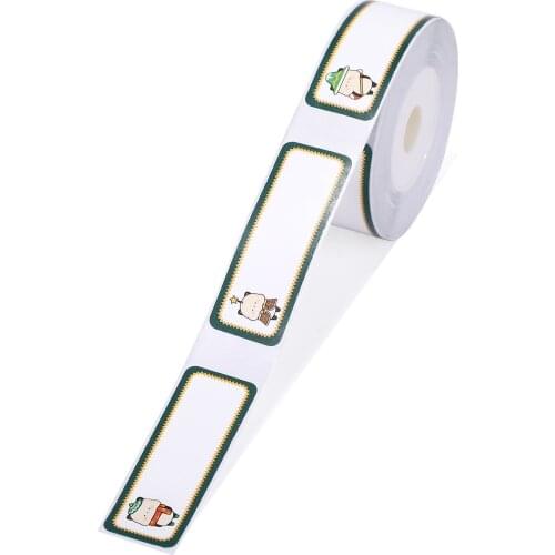 Label Paper Thermal Printing Paper Name Price Size Barcode Sticker Waterproof Tear Resistant Compatible with D11 Label Printer