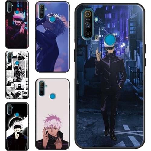 Gojo Satoru Jujutsu Kaisen Anime For OnePlus 9 8 Pro 7 Nord 9R 8T Case Cover For Realme 8 Pro 7 6 Q3 C3 C11 C15 C21 GT Neo