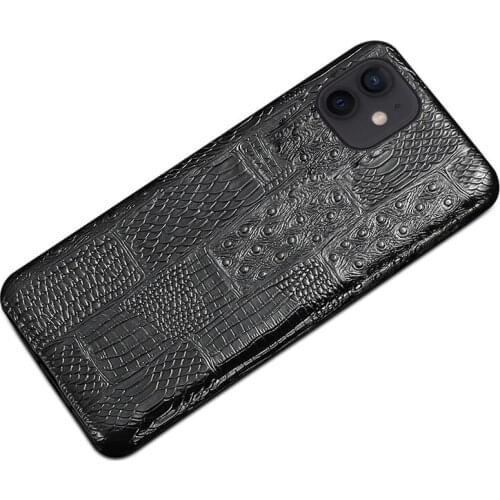 For iPhone 11 12 pro max mini Genuine Leather phone cases 7 8 plus X XS XS Max XR mobile phone case 13 Pro Max 13Mini Back cover