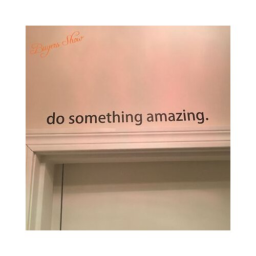 Do Something Amazing Quote Wall Sticker Removable Vinyl Words Decal Home Living Room Quote Decor