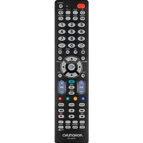 Chunghop Remote Control SR-903E for Samsung TV AA59-00312A/00312K AA59-00424A 00594K BN59-00559A BN59-00602A 00610A