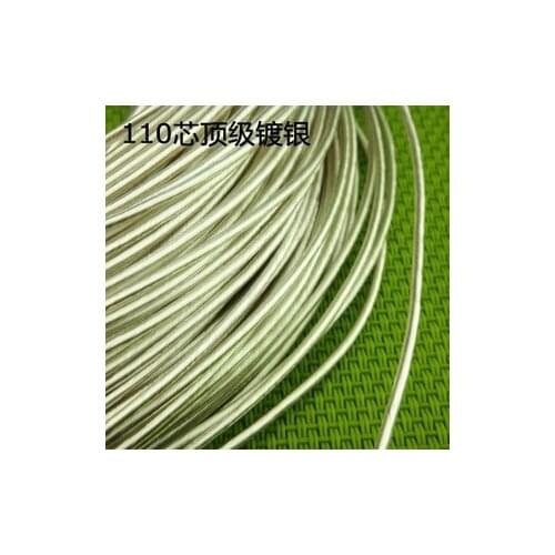 DIY upgrade line 6N single crystal copper silver plated wire Headphone cable Fever line 110core 10meters