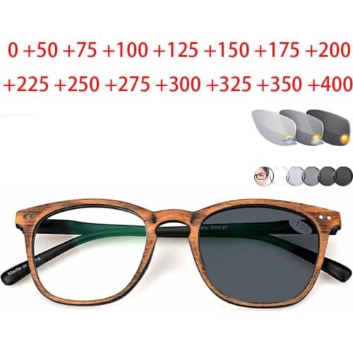 Retro Photochromic Reading Glasses for Men Presbyopia Eyewear with diopters glasses Outdoor Presbyopia Glasses Women