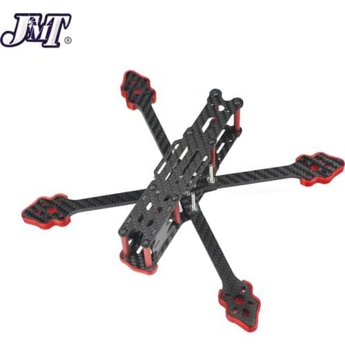 JMT DIY Three210 V2 210mm Frame Kit Wheelbase Quadcopter FPV Racing Carbon Fiber Frame for 5inch Propellers Quadcpter FPV Drone