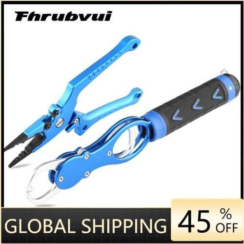 Best Aluminum Alloy Fishing Pliers Grip Set Fishing Tackle Gear Hook Recover Cutter Line Split Ring Fishing Accessories
