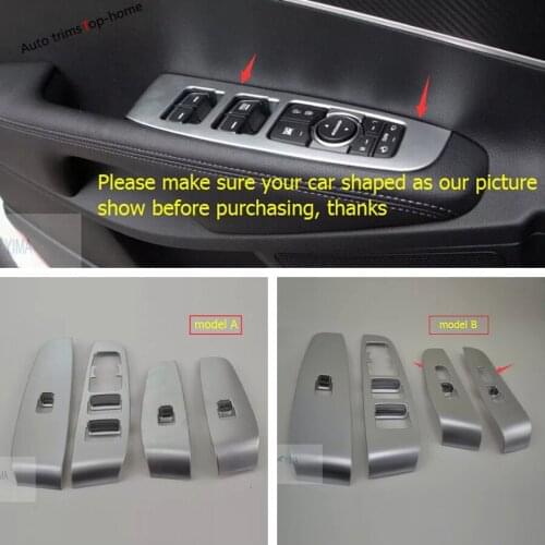 Yimaautotrims Matte Interior Refit Kit Fit For KIA Sorento 2016 - 2019 Car Door Window Lift Switch Button Decor Panel Cover Trim