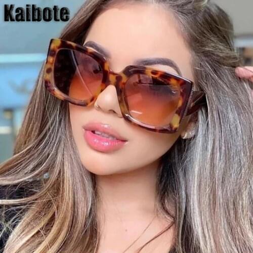 Kaibote S-5259 New Fashion Ladies Sunglasses UV Protection Big Frame Quality Sun Eyeglasses Style Modern Glasses Outdoor Eyewear