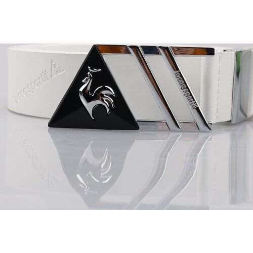 Mens Golf Sports Belt Alloy Buckle Leather Belt Length 120CM Can Be Cut Free High Quality Golf Accessories Free Shipping