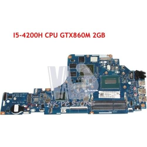 NOKOTION ZIYY2 LA-B111P MAIN BOARD For Lenovo Ideapad Y50 Y50-70 Laptop Motherboard I5-4200H CPU GTX860M 2GB Video card