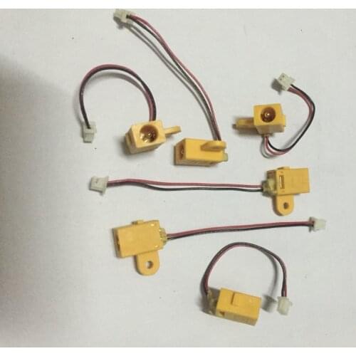 Original New 100% DCW-0087-4 DC power socket 2-wire plug with terminal connector gold-plated core cord length 5.5CM