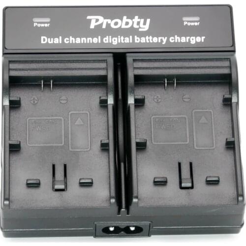 Probty NP-FW50 NP FW50 NPFW50 Dual Charger For Sony NEX-7 NEX-5N NEX-F3 SLT-A37 A7 NEX-5R NEX-6 NEX-3 NEX-3A Alpha 7R II