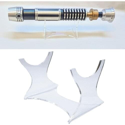 Clear Acrylic U-shape Display Rack Organizer Holder Display Stand Rack for Lightsaber Collectibles