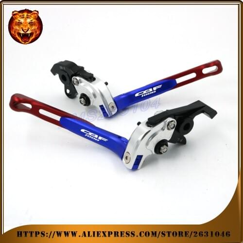 Adjustable Folding Extendable Brake Clutch Lever For HONDA CBF 1000 CBF1000 2006 2007 2008 2009 WITH LOGO Motorcycle Racing