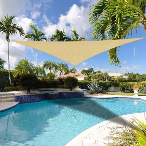 Sun Shelter Sunshade Shade Sail Awning Triangular Outdoor Sun Shade Sail Canopy For Outdoor Camping Garden