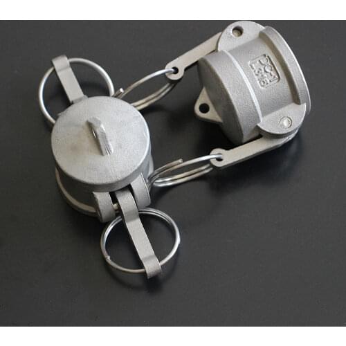 1/2" Socket End Cap Type C Camlock Quick Disconnect Coupling 304/316 Stianless Cam Groove For Hose Pumps Homebrew 3/4"1"2"3"