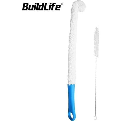 Buildlife Long Bottle Flexible Cleaning Brush Set Special for Gallon Water Bottle to Wash the Handle and Corner Multi-Function