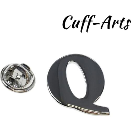 Cuffarts A-Z Letters Lapel Pin 2018 Alphabet Lapel Pin Badges Men Jewelry Brooch Lapel Pins For Women Or Men P10024