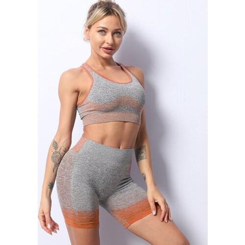 ATHVOTAR Seamless Leggings Women Fitness Gym Push Up High Waist Short Leggins Hollow Elastic Female Pants