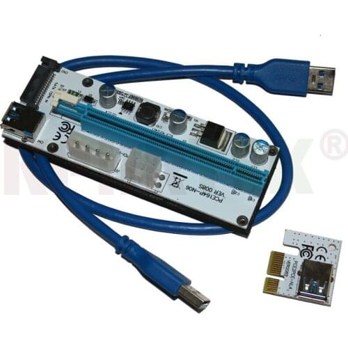 008S PCI-E Riser VER 008S Express 1X to 16X USB 3.0 Graphics Min 50815180510