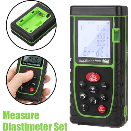 1set Tools For 40m Handheld Digital Laser Distance Meter Range Finder Measure Diastimeter Rangefinder Measurement Tool