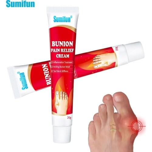 1 Pc Sumifun Pain Relief Wrist Toe Knee Joint Arthritis Cream Bunion Analgesic Ointment Herbal Medical Oil Health Care 20g