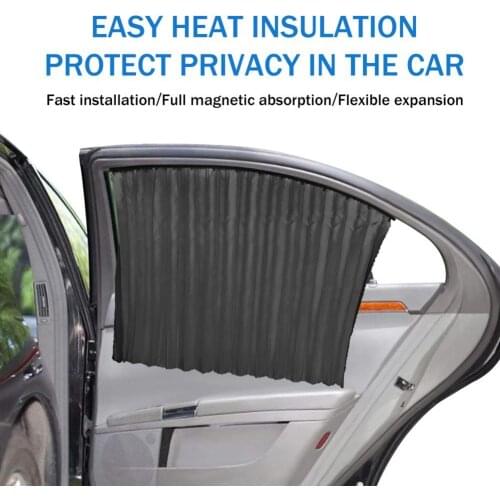 2/4Pcs Car Window Sunshade Visor Magnetic Folding Windshield Sunscreen Curtain шторки для автомобиля Side Window Sunshades