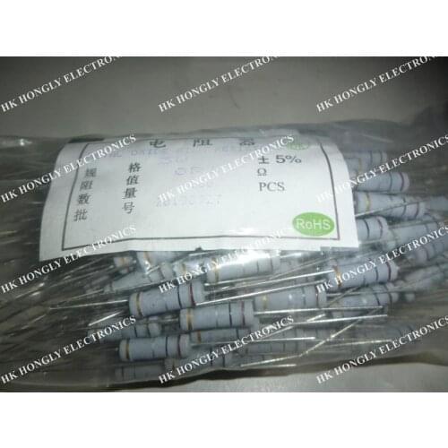 30PCS RESISTOR 0R1 3W 5% DIP
