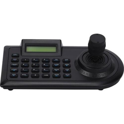 4D 4 Axis Ptz Joystick Ptz Controller Keyboard Rs485 Pelco-D/P With Lcd Display For Analog Security Cctv Speed e Ptz Camera(E