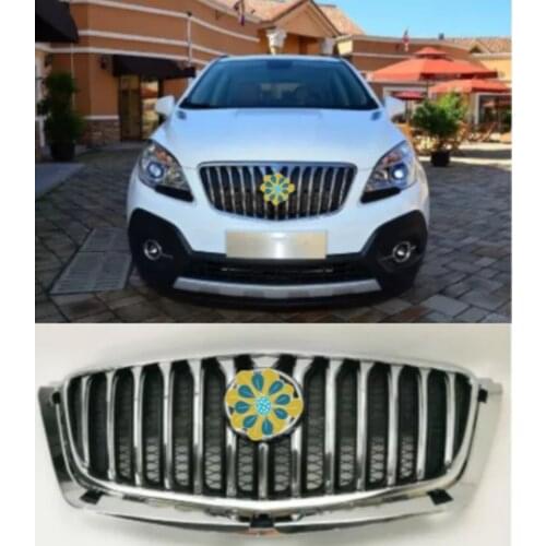 ABS Chrome Front Bumper Upper Radiator Grille Grill Fit For Buick Encore 2013-2016 1PC With logo
