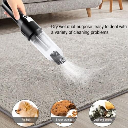 Car Vacuum Cleaner Wireless Charging for Car Small Special High Power for Household Use in Car Powerful Hand-Held BIN