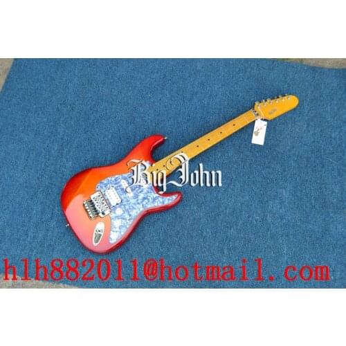 Free shipping new Big John double wave electric guitar with basswood body and maple fingerboard F-3363 3364