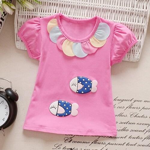 Bobora Short Sleeve T-shirts For Girls