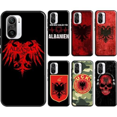 Albania flag For POCO X3 M3 Pro F2 F1 F3 Case For Xiaomi Mi 11 8 9 Mi 10T 9T Pro Mi Note 10 Lite Coque