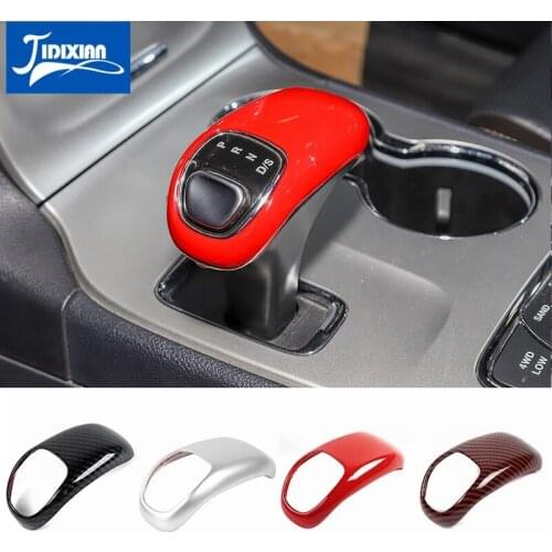 JIDIXIAN Car Gear Shift Knob Decoration Cover Stickers for Chrysler 300C 2012 2013 2014 Interior Accessories