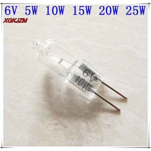 Halogen G4 6V 5W 10W 15W 20W 30W bulb lamp beads halogen 6v g4 30w bulb 6v g4 5w bulb bead 20w g4 6v 30w high quality 5pcs/lot