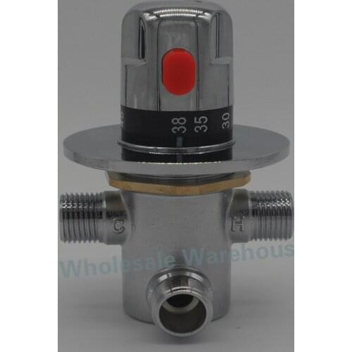 1/2" Thermostatic Mixer Valve For Bidet Spray Hand Shower Thermostatic Temperature Control Valve for Bathtub Shower Sprayer