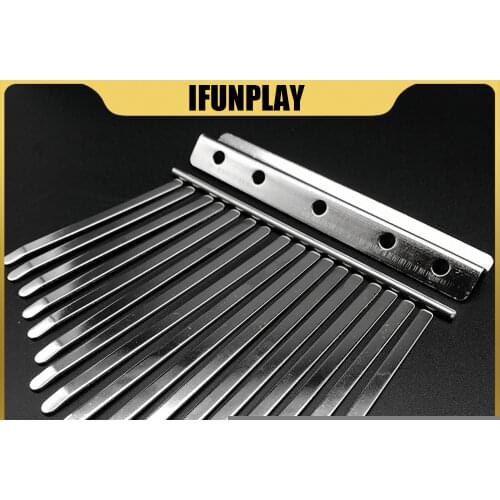 17 Keys Kalimba Keyboard High Quality Manganese Steel Kalimba Key Chrome Music Instrument