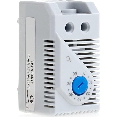 KTS011 0-60℃ Compact Mechanical Thermostat Sensor Temperature Controller NEW Y5JA