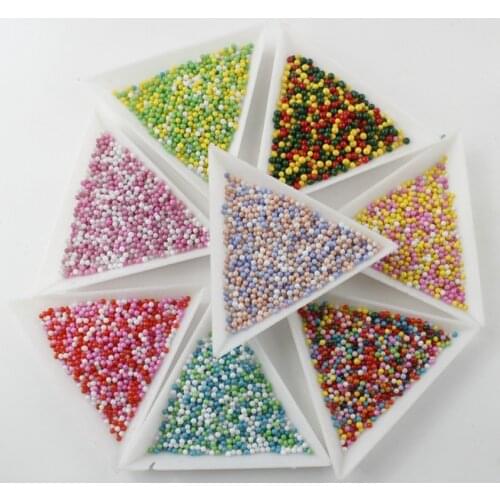 Mini Beads Ball For Clay Additives DIY Decoration Filler Sprinkles Supply Charms Accessories Toys
