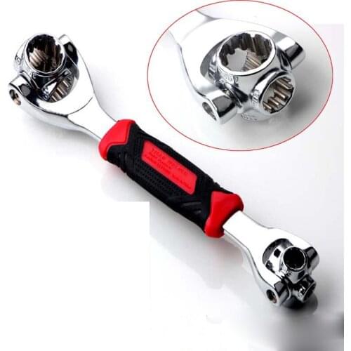 52-in-one Multi-function Socket Wrench Double-headed 360 Degree Rotation 8-19 Torx Wrench Car Repair Tool